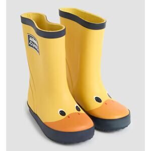 JoJo Maman Bebe yellow duck rain boots